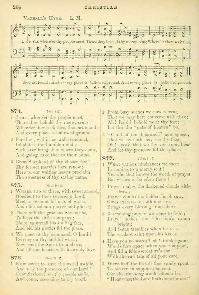 Songs for the Sanctuary, or Hymns and Tunes for Christian Worship page 264