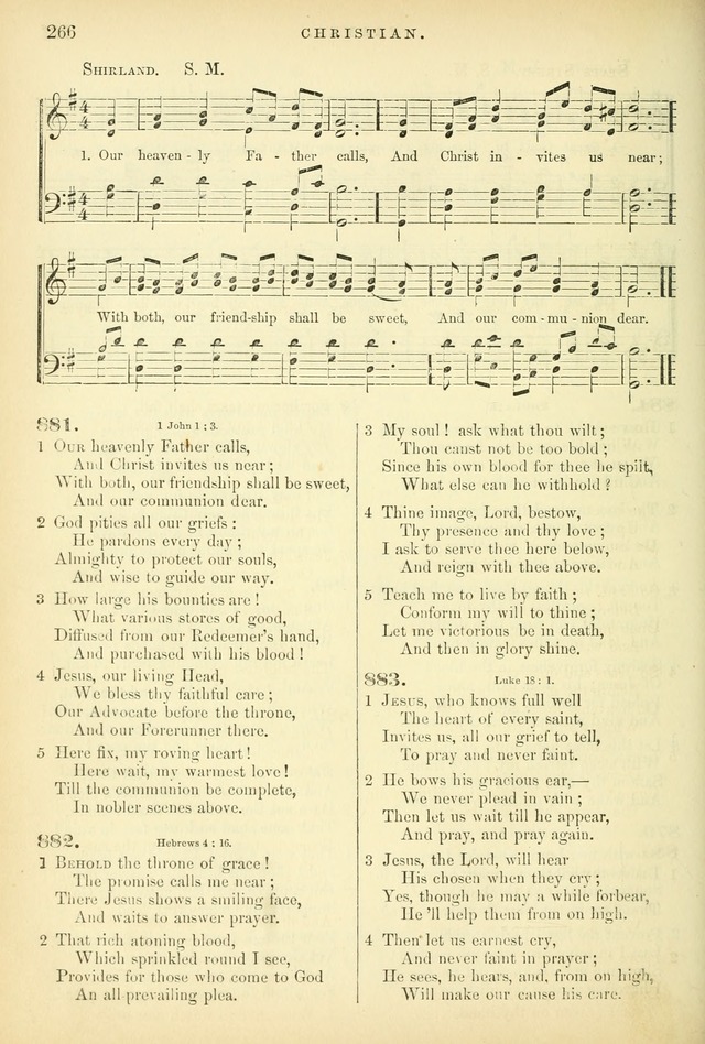 Songs for the Sanctuary, or Hymns and Tunes for Christian Worship page 266