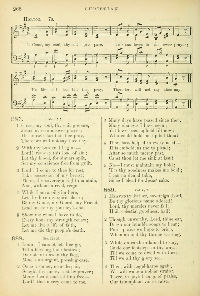 Songs for the Sanctuary, or Hymns and Tunes for Christian Worship page 268