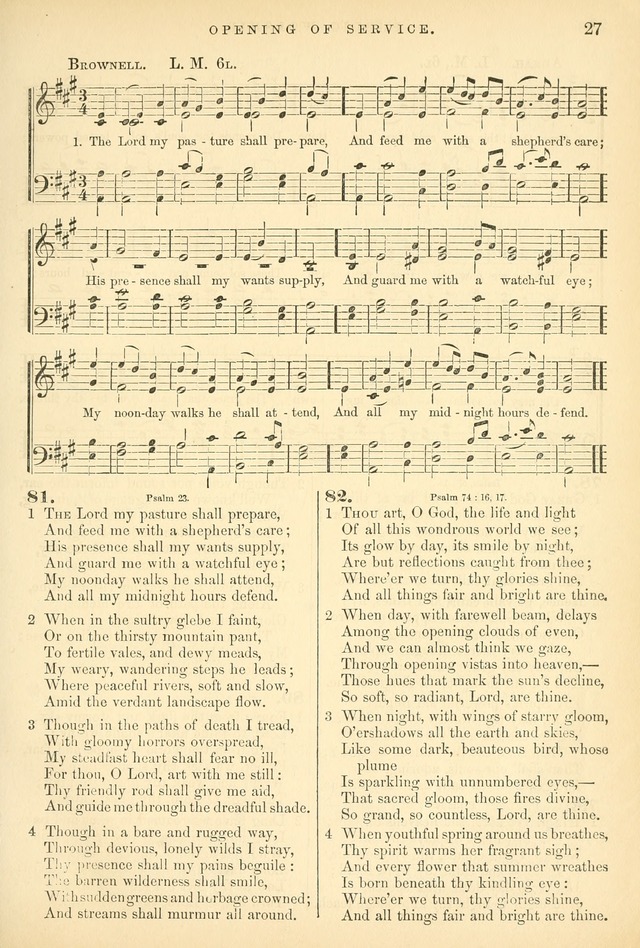 Songs for the Sanctuary, or Hymns and Tunes for Christian Worship page 27