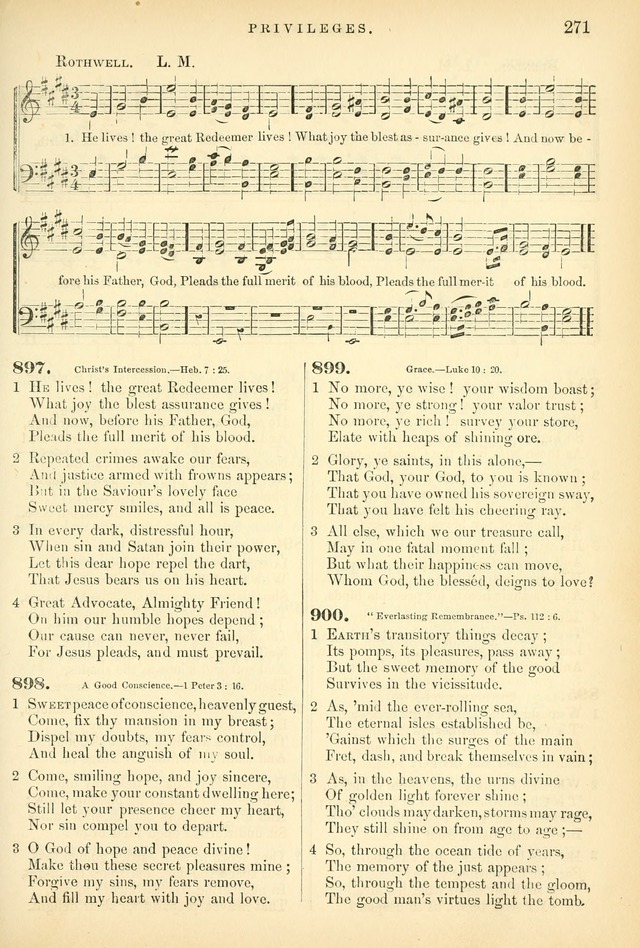 Songs for the Sanctuary, or Hymns and Tunes for Christian Worship page 271
