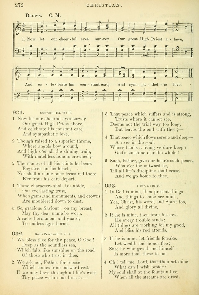 Songs for the Sanctuary, or Hymns and Tunes for Christian Worship page 272