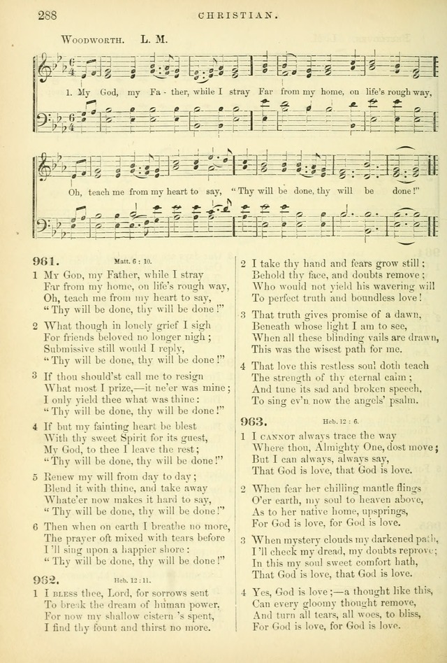 Songs for the Sanctuary, or Hymns and Tunes for Christian Worship page 288
