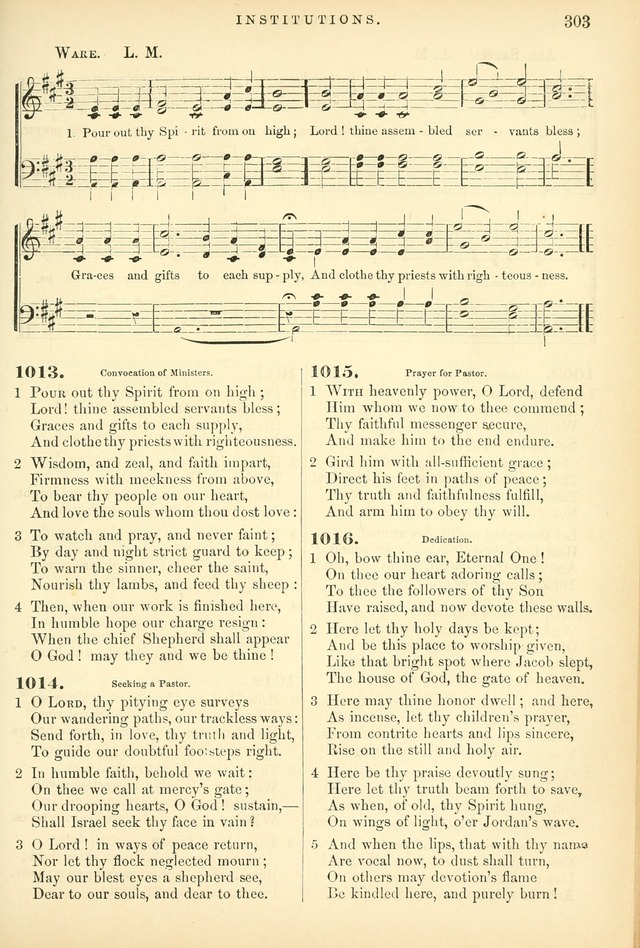 Songs for the Sanctuary, or Hymns and Tunes for Christian Worship page 303