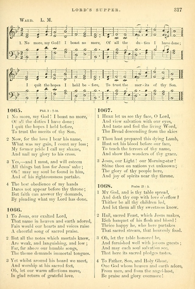 Songs for the Sanctuary, or Hymns and Tunes for Christian Worship page 317