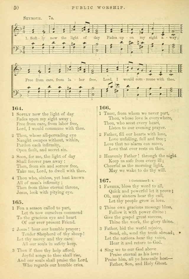 Songs for the Sanctuary, or Hymns and Tunes for Christian Worship page 50