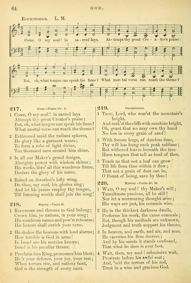 Songs for the Sanctuary, or Hymns and Tunes for Christian Worship page 64