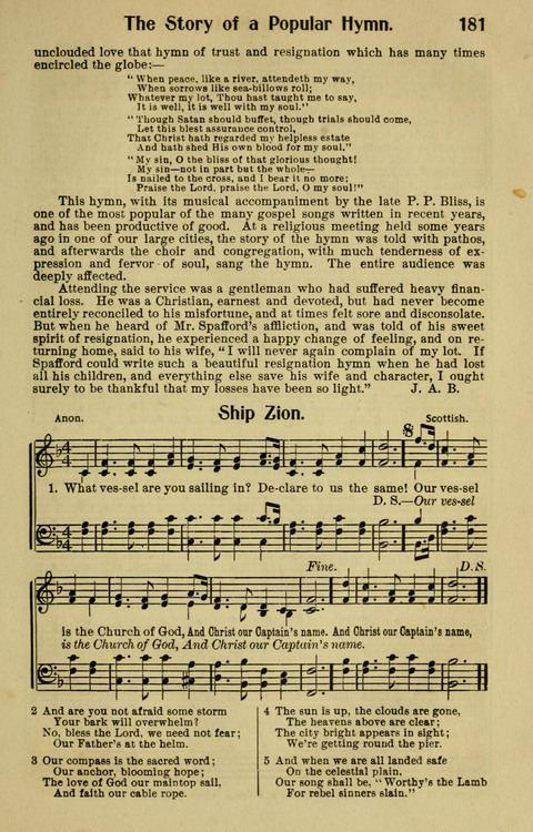 Songs for Service: in Church and Home page 183