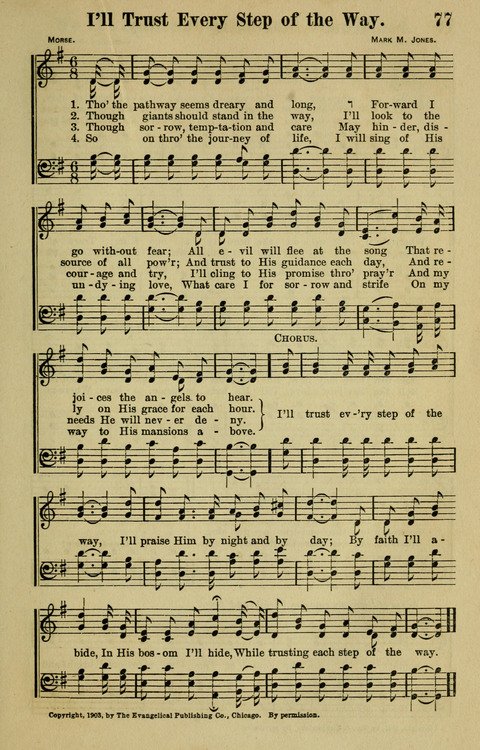 Songs for Service: in Church and Home page 77