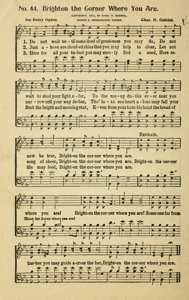 Songs for the Sunday School page 38