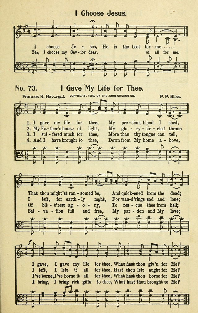 Songs for the Sunday School page 67