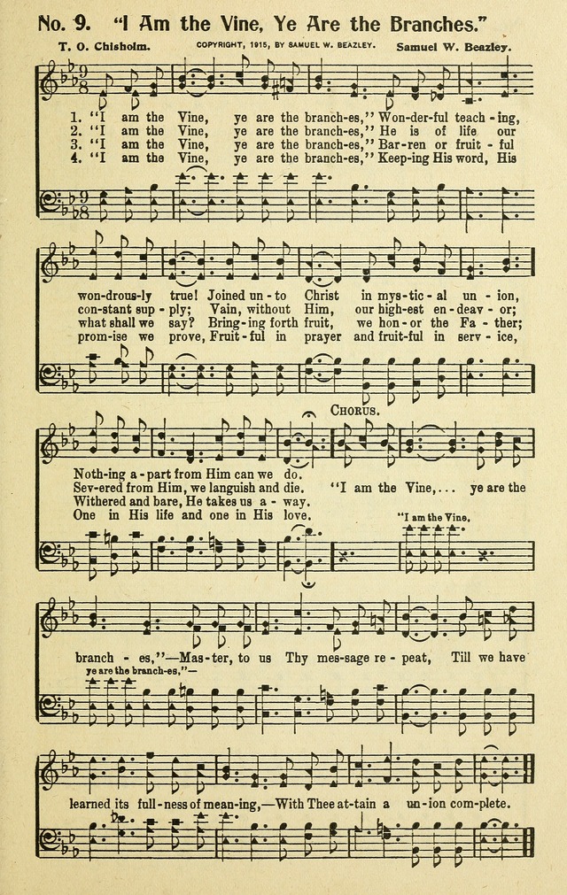 Songs for the Sunday School page 9