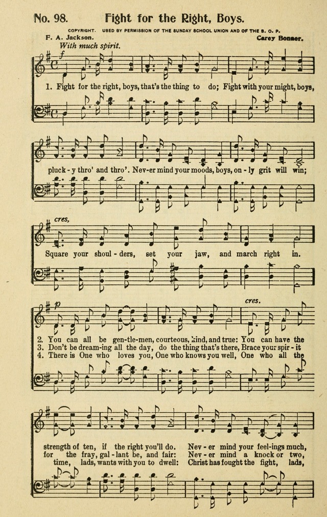 Songs for the Sunday School page 92