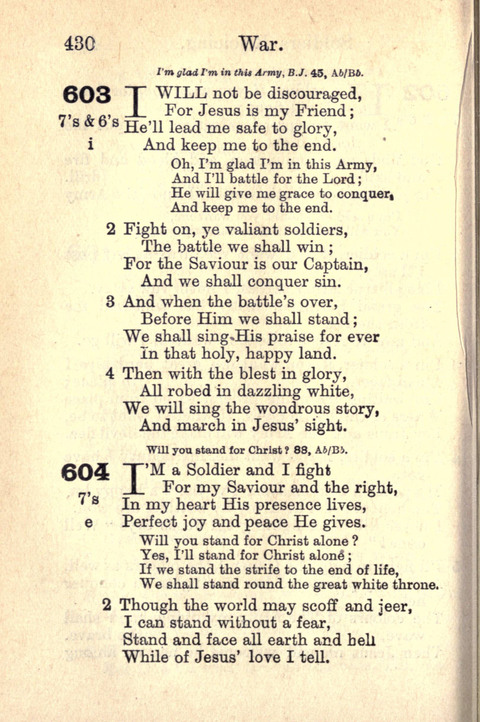 Salvation Army Songs page 430