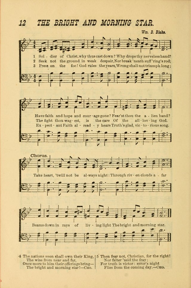 Sabbath Bells: for the Sunday-school and for prayer, praise, and gospel meetings page 12