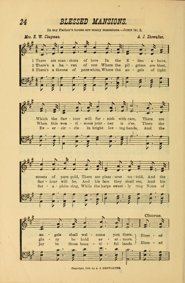 Sabbath Bells: for the Sunday-school and for prayer, praise, and gospel meetings page 24