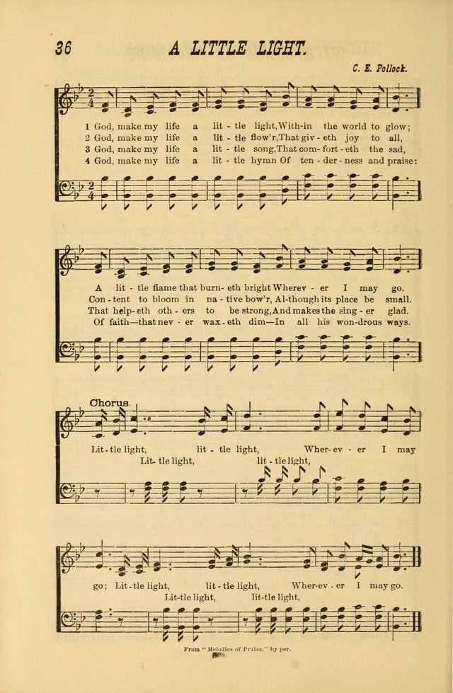 Sabbath Bells: for the Sunday-school and for prayer, praise, and gospel meetings page 36