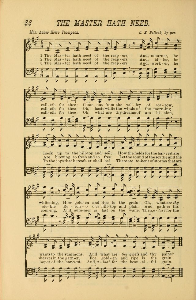 Sabbath Bells: for the Sunday-school and for prayer, praise, and gospel meetings page 38