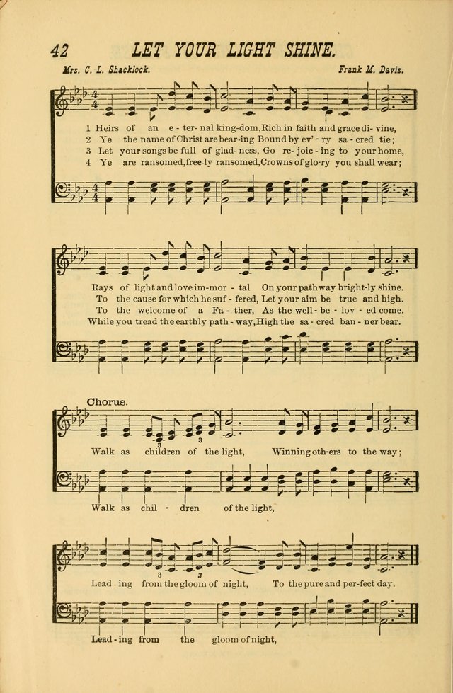 Sabbath Bells: for the Sunday-school and for prayer, praise, and gospel meetings page 44