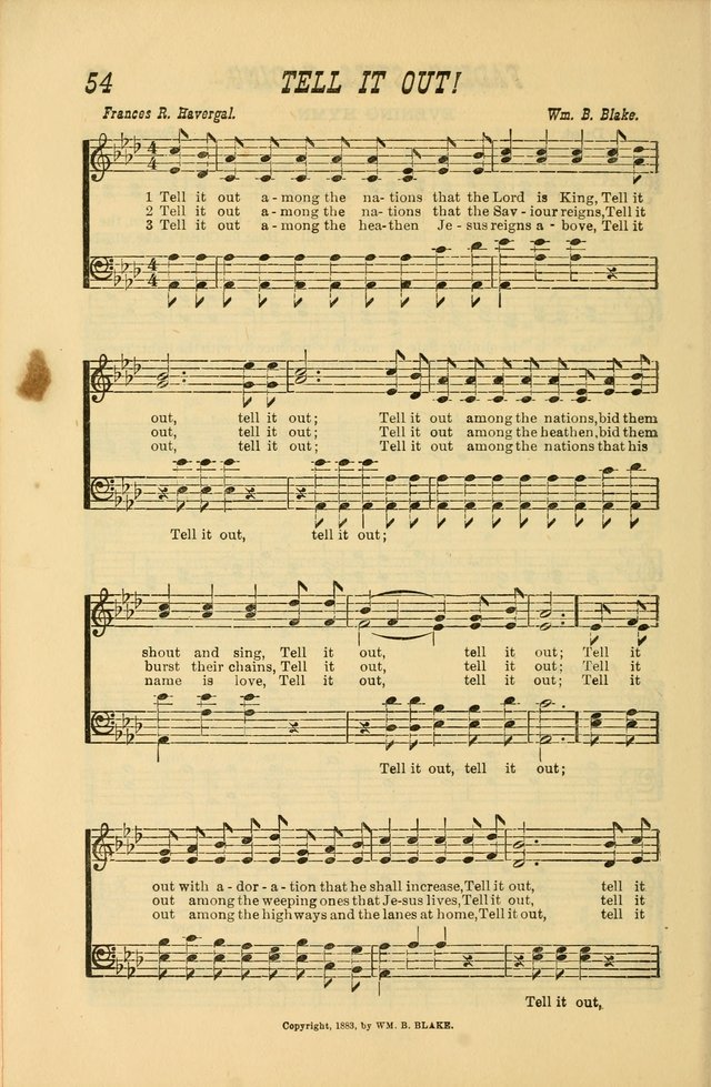Sabbath Bells: for the Sunday-school and for prayer, praise, and gospel meetings page 56