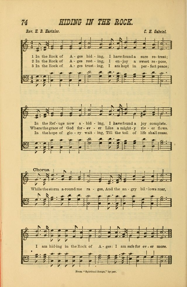Sabbath Bells: for the Sunday-school and for prayer, praise, and gospel meetings page 76
