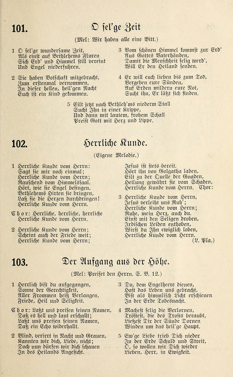 Sänger-Bote: ein Liederbuch für Kirche und Haus page 101