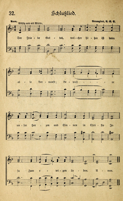 Sänger-Bote: ein Liederbuch für Kirche und Haus (4th. ed.) page 36