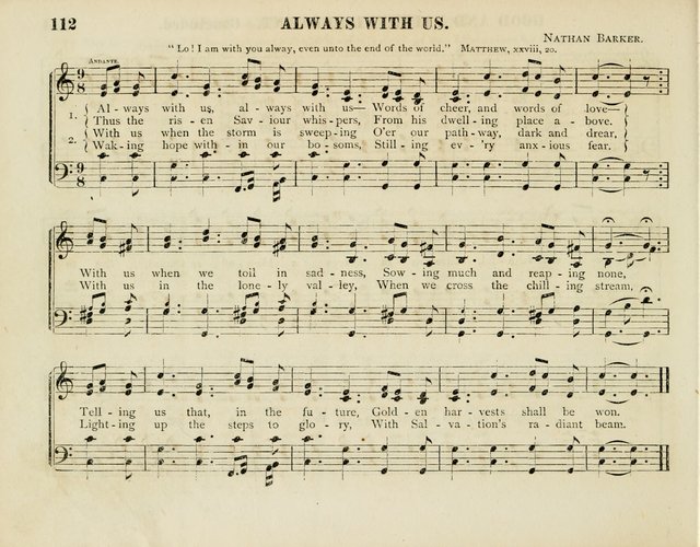 Songs of the Bible for the Sunday School page 112