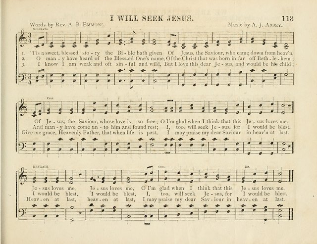 Songs of the Bible for the Sunday School page 113