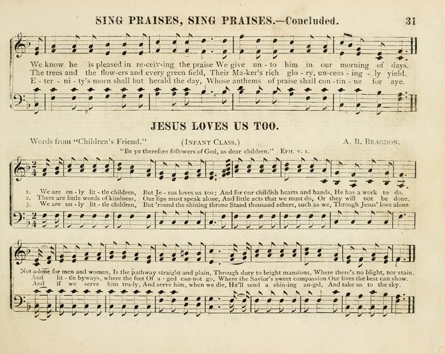 Songs of the Bible for the Sunday School page 31