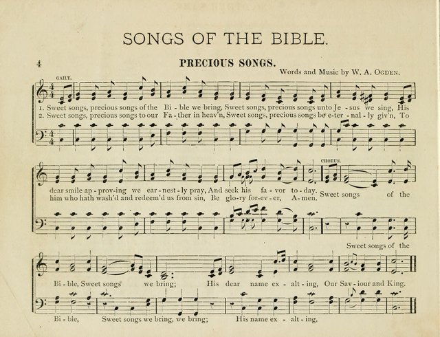 Songs of the Bible for the Sunday School page 4