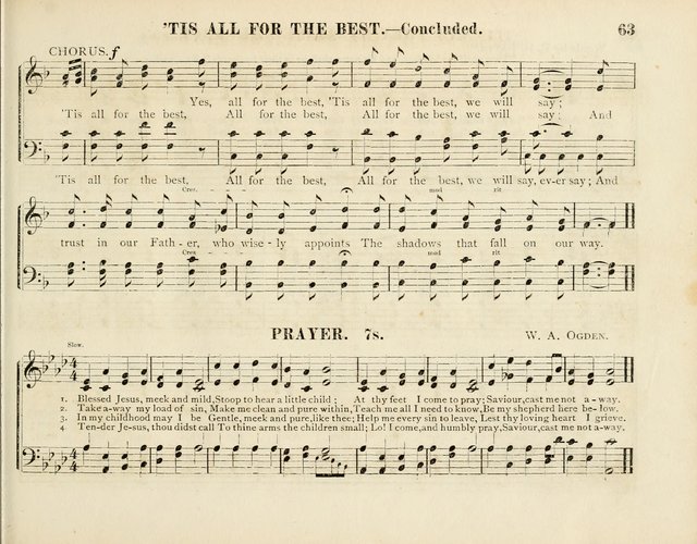 Songs of the Bible for the Sunday School page 63