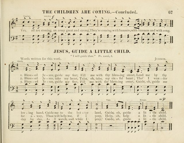 Songs of the Bible for the Sunday School page 67