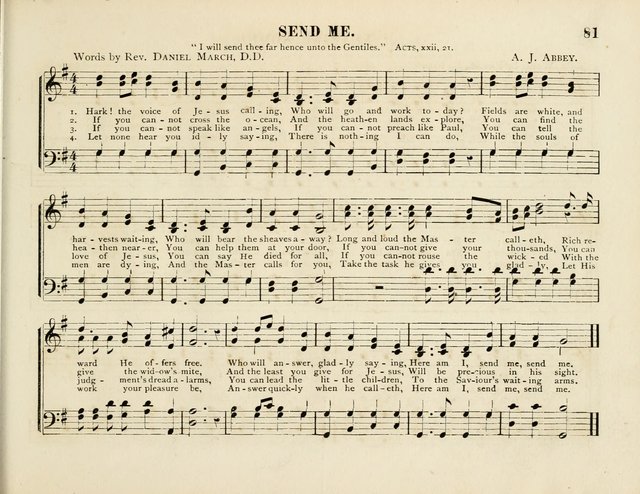 Songs of the Bible for the Sunday School page 81