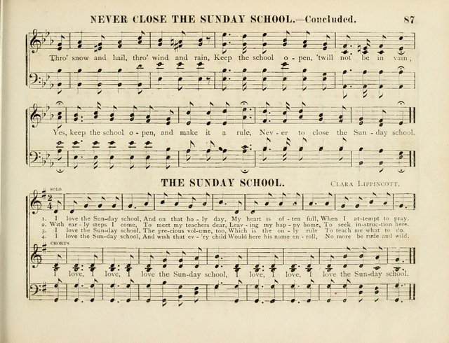 Songs of the Bible for the Sunday School page 87