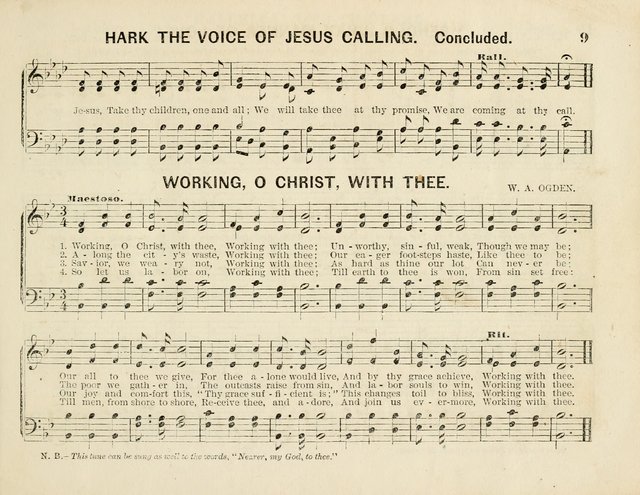 Songs of the Bible for the Sunday School page 9