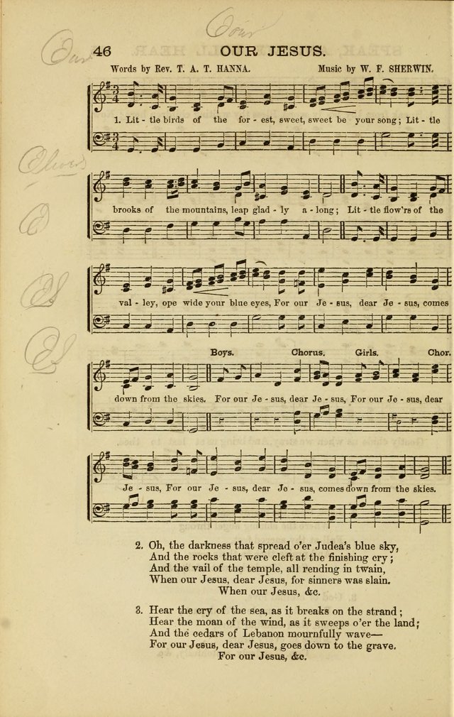 Sabbath Carols : A New Collection of Music and Hymns page 45