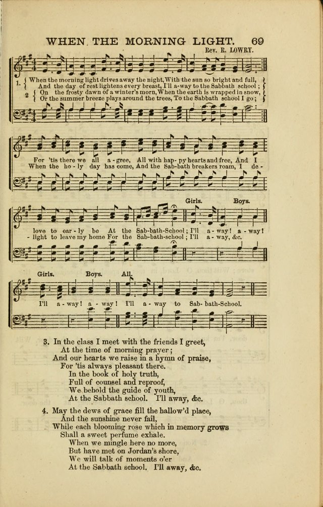 Sabbath Carols : A New Collection of Music and Hymns page 68