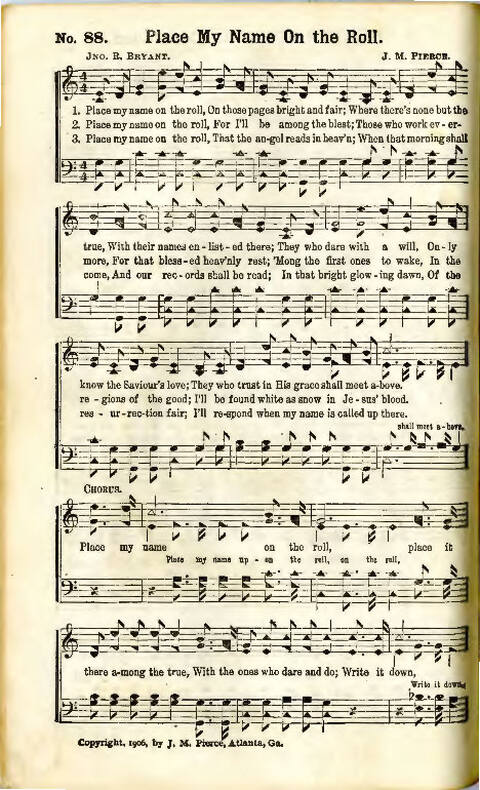 Song Crown: A new compilation of Sweet Gospel Songs page 90