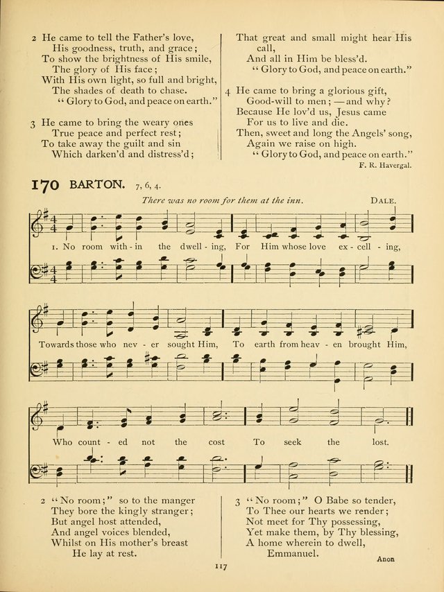 School and College Hymnal: a collection of hymns and of selections for responsive readings page 119