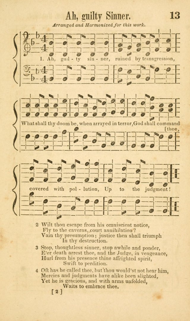 Songs of Canaan, or the Millennial Harmonist: a collection of hymns and tunes designed for social devotion page 18