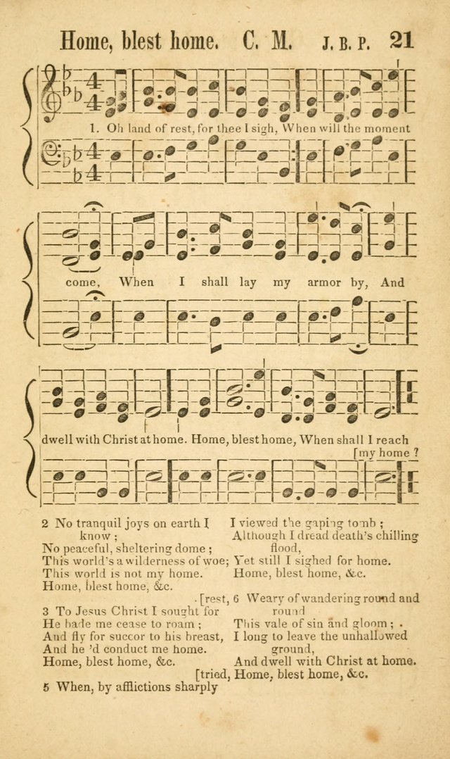 Songs of Canaan, or the Millennial Harmonist: a collection of hymns and tunes designed for social devotion page 26