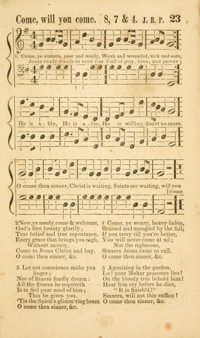 Songs of Canaan, or the Millennial Harmonist: a collection of hymns and tunes designed for social devotion page 28