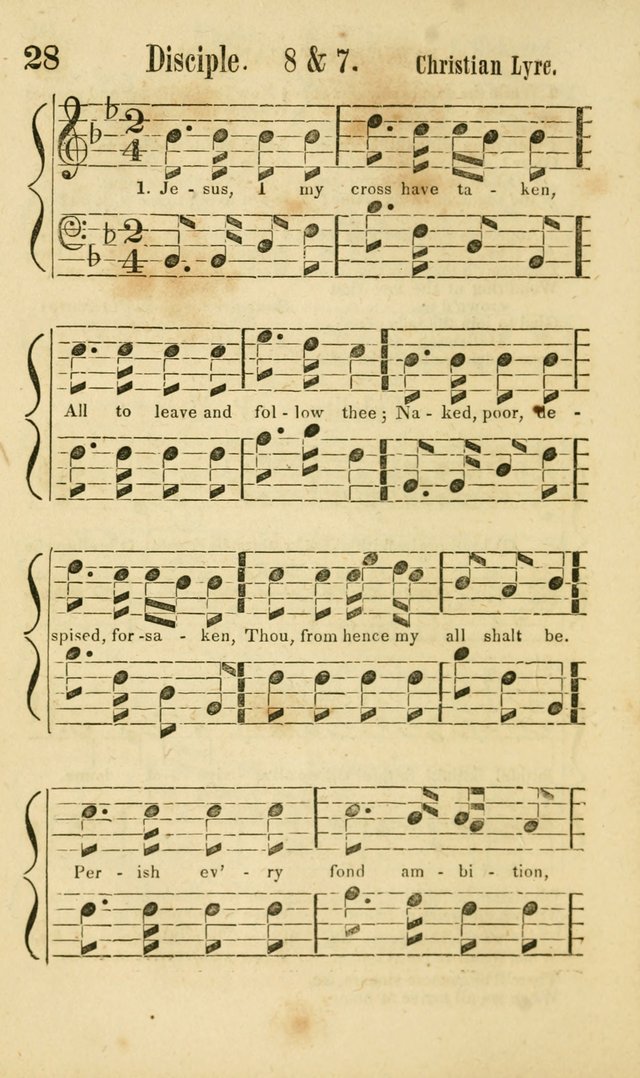 Songs of Canaan, or the Millennial Harmonist: a collection of hymns and tunes designed for social devotion page 33