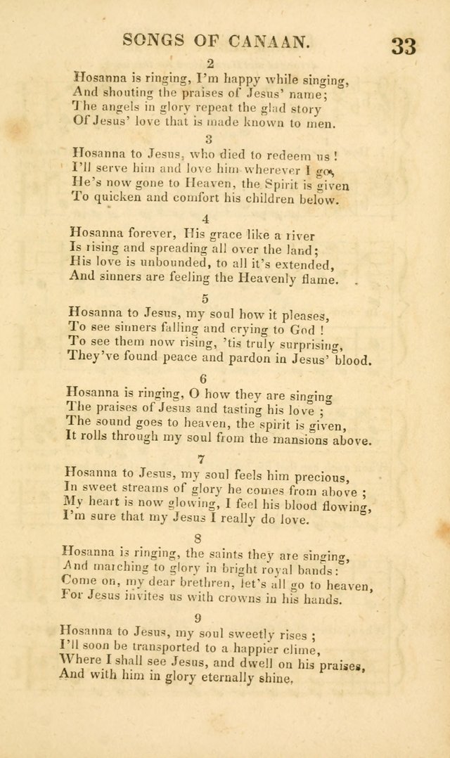 Songs of Canaan, or the Millennial Harmonist: a collection of hymns and tunes designed for social devotion page 38