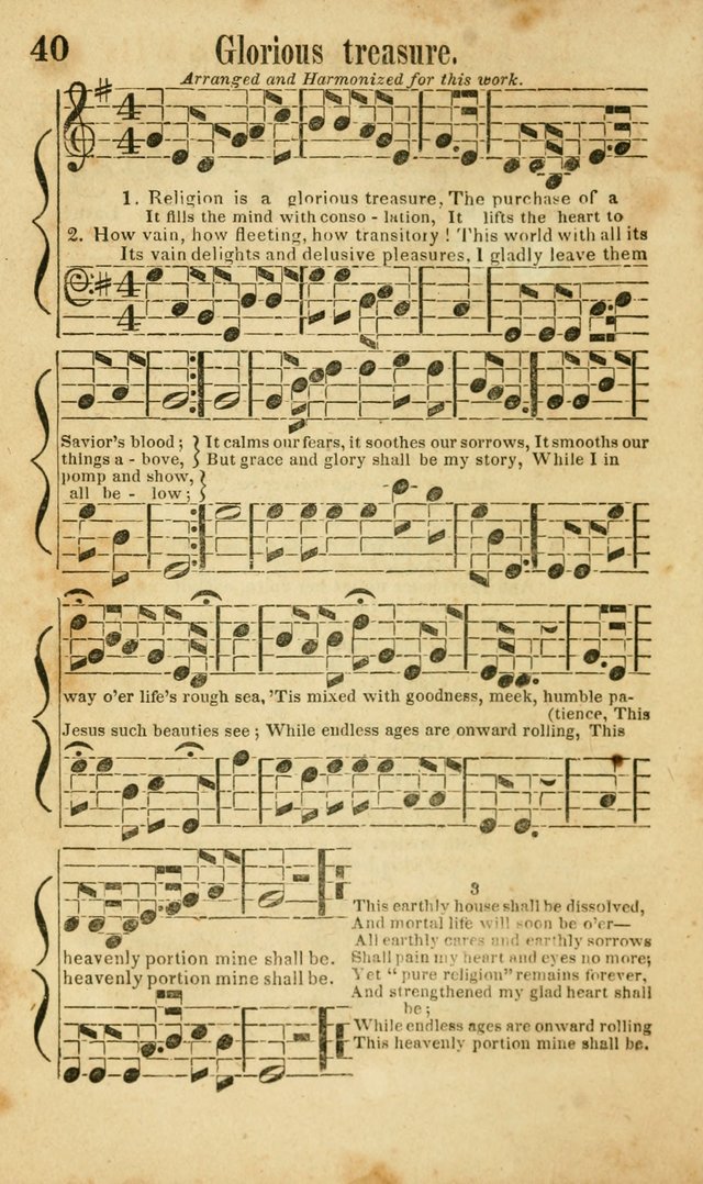 Songs of Canaan, or the Millennial Harmonist: a collection of hymns and tunes designed for social devotion page 45