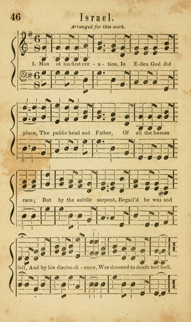 Songs of Canaan, or the Millennial Harmonist: a collection of hymns and tunes designed for social devotion page 51