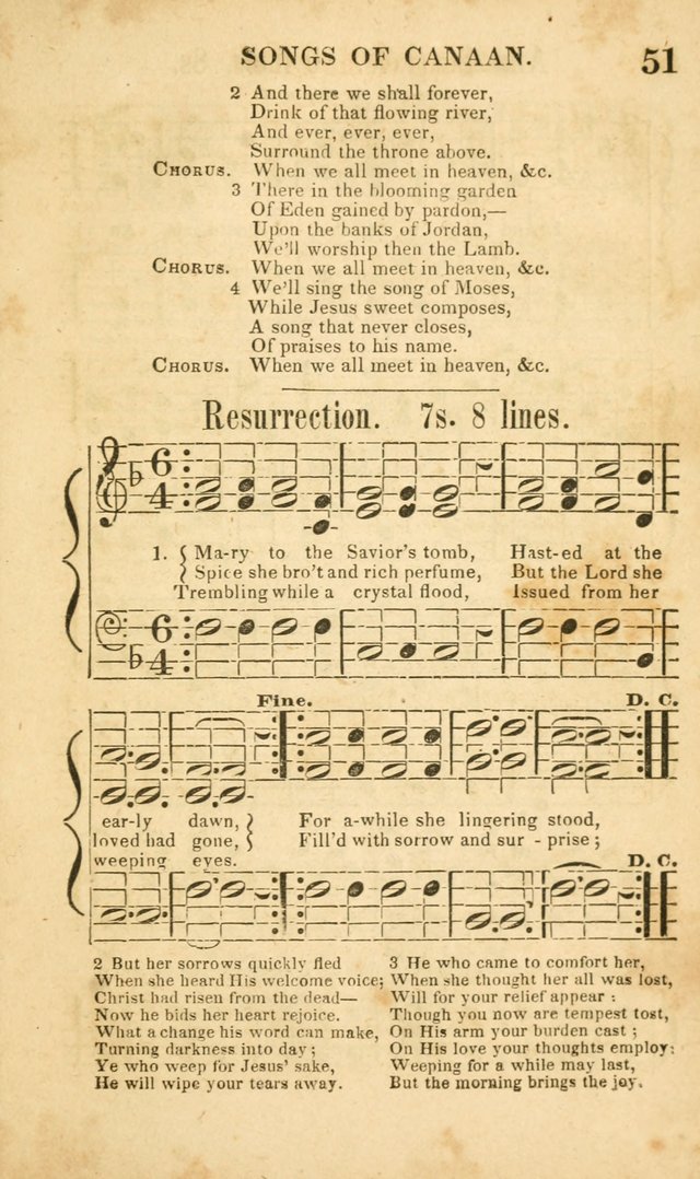 Songs of Canaan, or the Millennial Harmonist: a collection of hymns and tunes designed for social devotion page 56