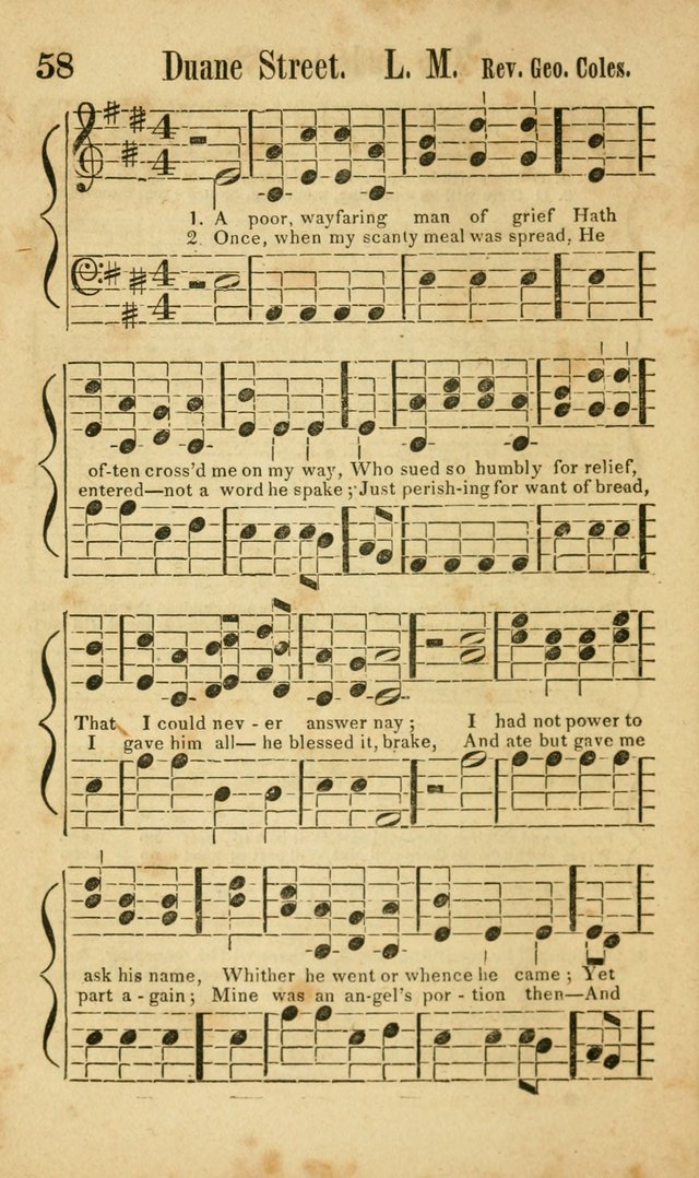 Songs of Canaan, or the Millennial Harmonist: a collection of hymns and tunes designed for social devotion page 63