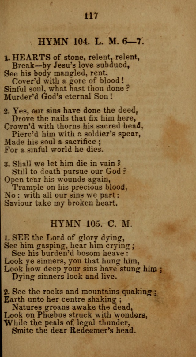 Social and Camp-meeting Songs, for the Pious (9th ed. enl.) page 117